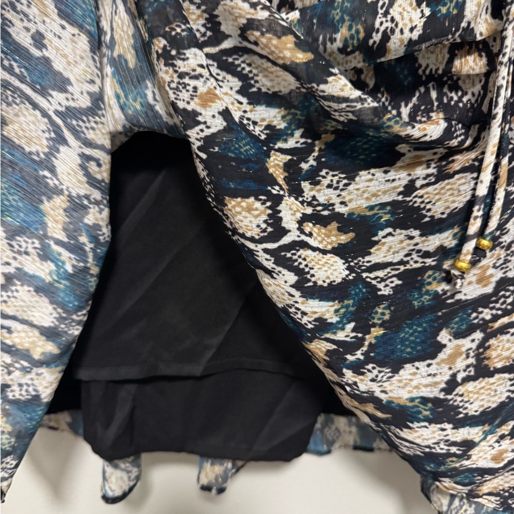 Sam Edelman Python Snake Print High Neck Dress Wi… - image 11